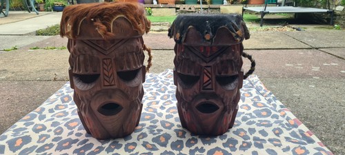 African vintage hand carved - vintage,
