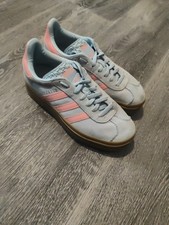 adidas Originals Gazelle Bold Trainer, Blue/Pink, UK Size 4