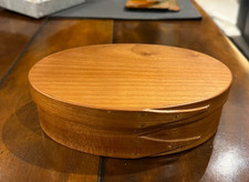 Super quality oval shaker bentwood 7" box, three fingers, with two tray inserts