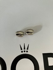 Genuine Pandora Cowrie Shell Coffee Bean Charms X 2