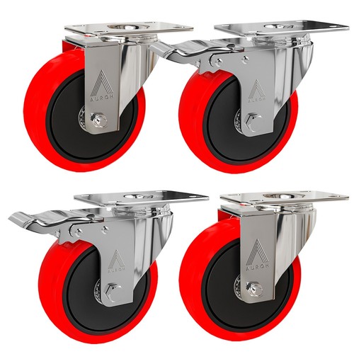 Pack 100mm heavy duty rubber - 4,