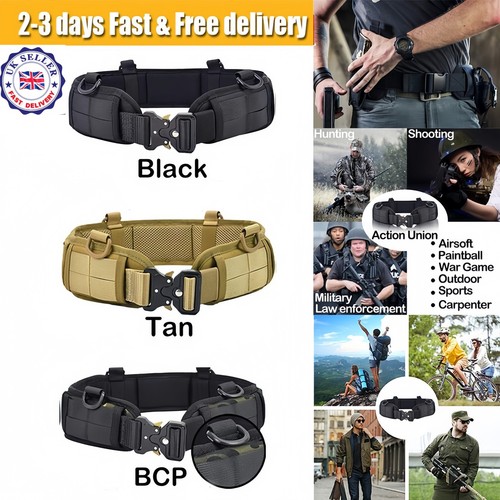 Tactical military molle belt - tactical,