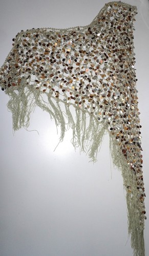 Beige sparkle sarong with - sparkle,