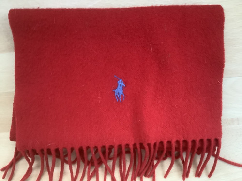 Polo ralph lauren red - polo, scarf