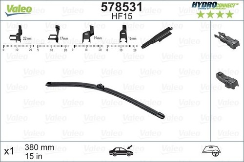 Valeo front wiper - front, blades