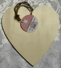LARGE WOODEN CRAFT HEART 