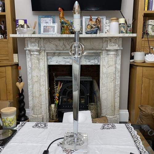 Chapman table lamp features - , a