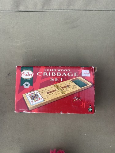 Hamleys cribbage wooden box - hamleys,