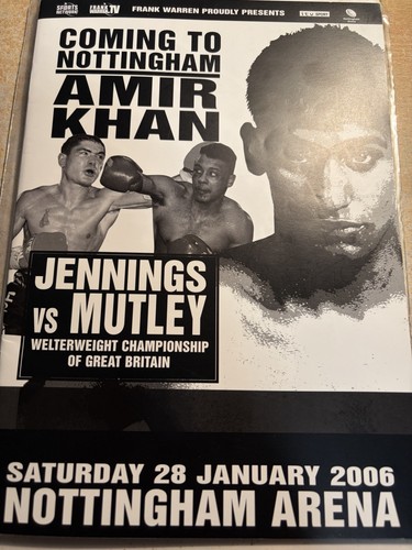 Boxing program featuring amir - boxing,