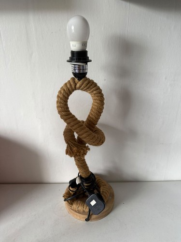 Nautical rope table lamp - table,