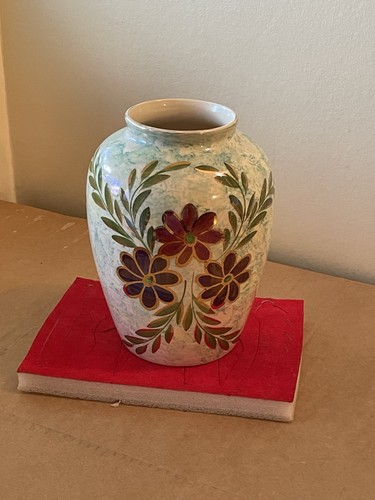 Vintage ceramic hand painted - painted, h