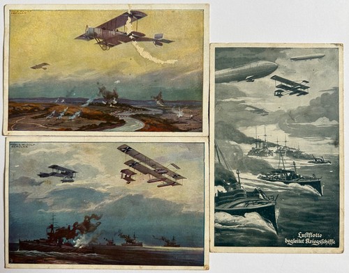 Artist postcard zeppelin - x,