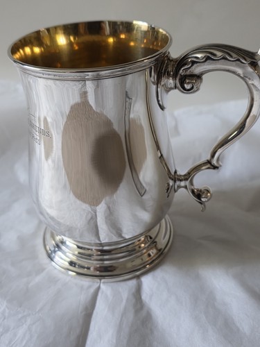 Sterling silver tankard - sterling,