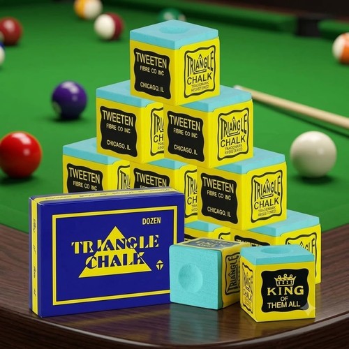 Pack snooker chalk for pool - 12,