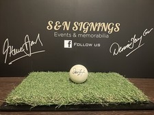 Dennis Taylor signed White Snooker Ball 1985 World Champ  *private signing* COA