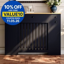 Radiator Cover Black Modern