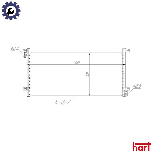 Condenser air conditioning - condenser,