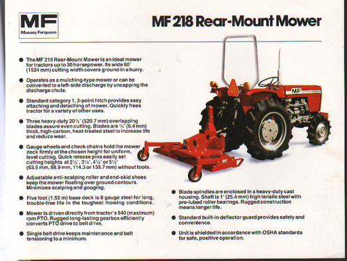 Massey ferguson 218 - massey,