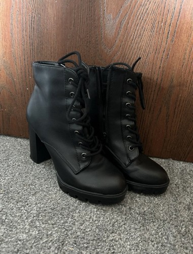 Ladies black ankle boots - ladies,