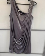 Ladies UNTOLD BEAUTIFUL SILVER DRESS SIZE 10