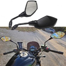2X 10mm Motorcycle Rearview