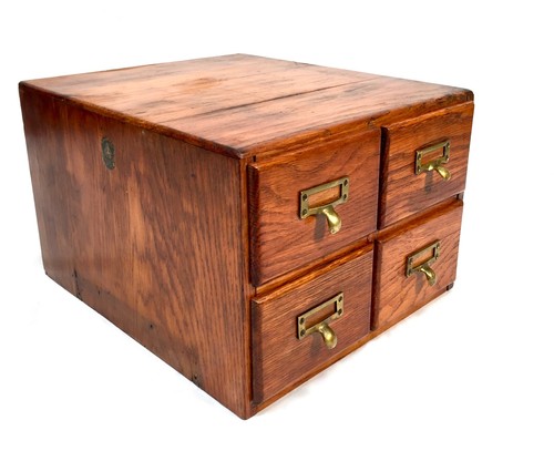 Antique wooden desktop - desktop, oak