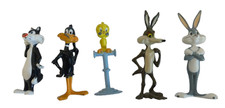 Set of 5 Die Cast Metal Looney