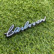 New A/Market SAAB Classic 900 9000 Carlsson Rear Badge Emblem Chrome 1983956