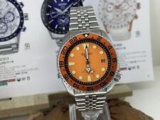 Seiko Men's Refurbished Serviced Mod Watch - 7002 7001 Orange Dial Classic Diver