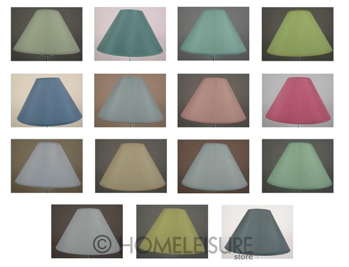 Cotton coolie lampshade - 9",