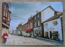 Rhayader West Street Shops, Powys, Continental Size Postcard