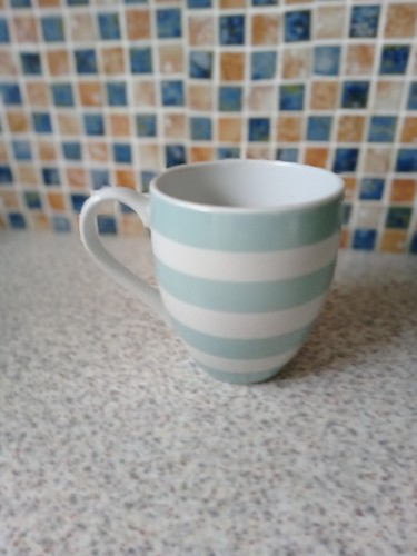 Sainsburys blue white - blue, striped