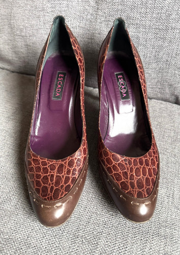 Escada ladies shoes brown - ladies,