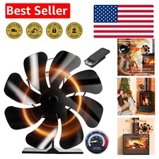 Wood Stove Fan Heat Powered