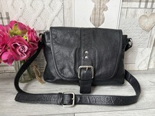 Hotter black leather shoulder