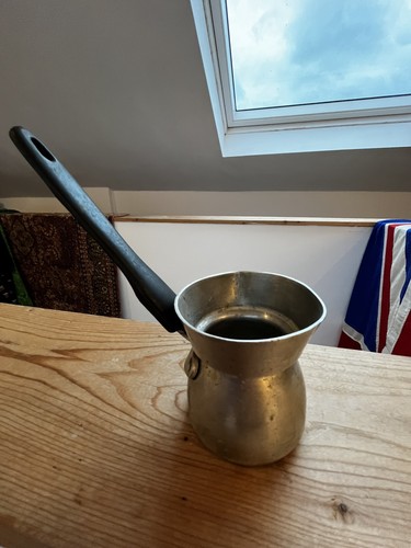 Aluminium turkish coffee pot - aluminium,
