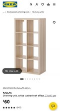 IKEA Kallax 4x1 shelving unit