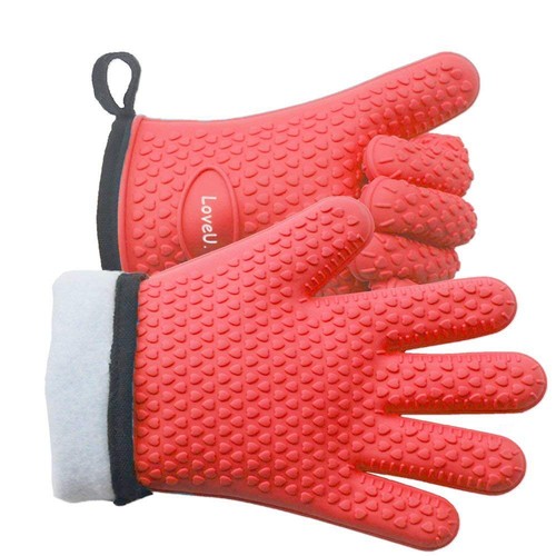 Silicone oven gloves heat - gloves,