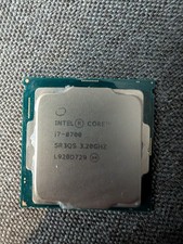 Intel Core I7 8700 3.20GHz SR3QS CPU Processor