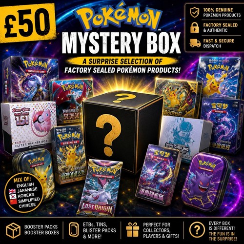 Pokémon mystery box - pokémon,