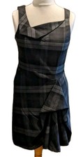 NEXT Grey Tartan Check Dress