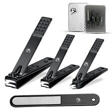 TOE NAIL CLIPPERS CUTTER SET PODIATRY PEDICURE KIT HEAVY DUTY FOR THICK NAILS