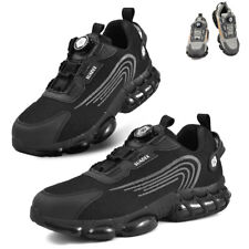 SUADEX Mens Womens Lightweight Safety Shoes Steel Toe Work Boots Trainers Shoes