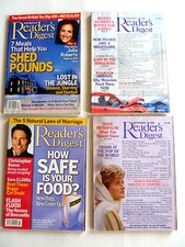 4 x Reader's Digest Magazines -1993-2004