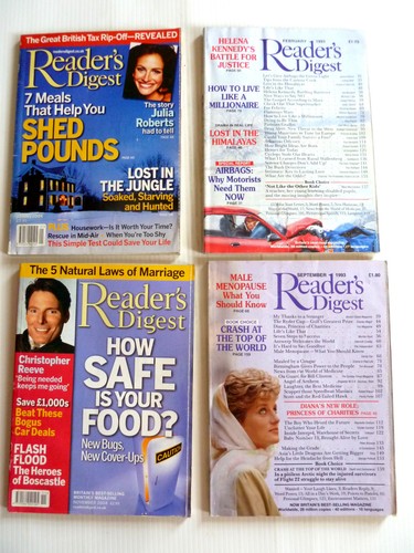 Reader digest magazines - x,