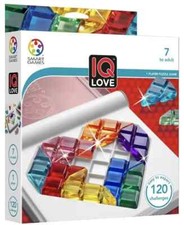 Smart Games IQ Love Puzzle Game with 120 Challenges Ages 7+ Years Ideal gift