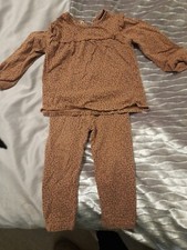 Baby Brown Leopard Print Set