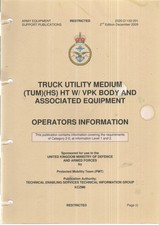 Army manual truck utilty - truck,