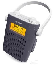Majority Eversden Waterproof DAB Radio with Bluetooth | Portable IPX5 Shower DAB