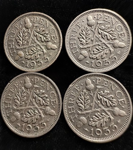 Pre 1947 silver threepences - pre-1947,